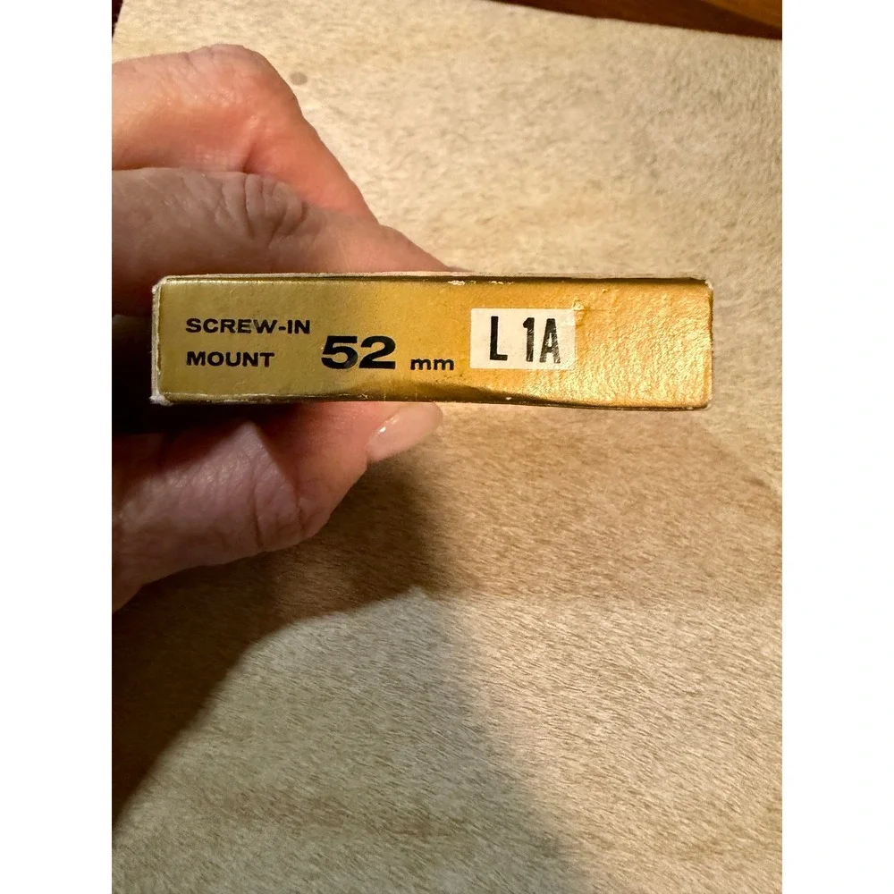NIB Nikon L1A 52mm Screw-In Mount Filter Lens Protector Made in Japan Vintage